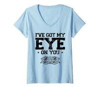 Mujer Tengo mi ojo en ti Optometrista Oftalmólogo Hospital Camiseta Cuello V