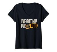 Mujer Tengo mi ojo en ti Optometrista Oftalmólogo Hospital Camiseta Cuello V