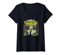 Mujer Tengo un Problema de Pickleball No Quiero una solución Camiseta Cuello V