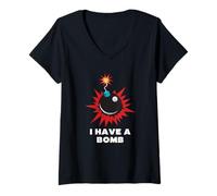 Mujer Tengo Una Bomba Camiseta Cuello V