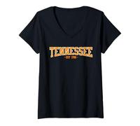 Mujer Tennessee 1796 Vintage State Heritage Men's Women's Kids Camiseta Cuello V
