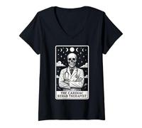 Mujer Terapeuta de rehabilitación cardíaca Terapeuta Enfermera de rehabilitación cardíaca Camiseta Cuello V