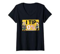 Mujer Terrible Cultura Anti-Volquete Camiseta Cuello V