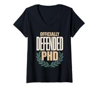 Mujer Tesis Doctoral Escritura Tesis Disertación Disertación Sobreviviente Camiseta Cuello V