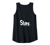 Mujer Texto divertido de una palabra para mujeres y niñas con actitud matar Camiseta sin Mangas