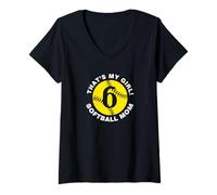 Mujer That's My Girl #6 - Abanico de lanzamiento rápido para el día de la madre Camiseta Cuello V