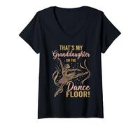 Mujer That's My Granddaughter on The Dance Floor Ballet Recital Camiseta Cuello V