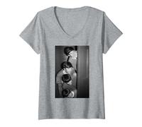 Mujer The Beatles Beatlemania en el London Palladium 1963 Camiseta Cuello V