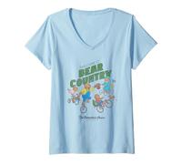 Mujer The Berenstain Bears Welcome to Bear Country Vintage Book Camiseta Cuello V