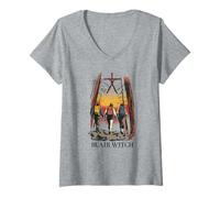 Mujer The Blair Witch Project Hiking Burkittsville Horror Movie Camiseta Cuello V