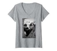 Mujer The Bluetones Mark Morris Britpop Rock Band de Andy Willsher Camiseta Cuello V