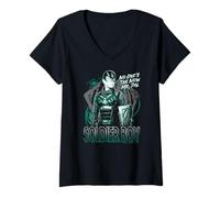 Mujer The Boys Soldier Boy Superhero TV Show Camiseta Cuello V