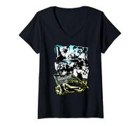 Mujer The Breakfast Club 80s Movie High School Detención Montage Camiseta Cuello V