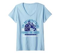 Mujer The Breakfast Club Olvídate de Las Reglas Shermer High School Camiseta Cuello V