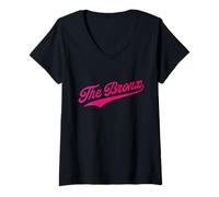 Mujer The Bronx Boroughs of NY Camiseta Cuello V
