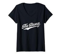 Mujer The Bronx Boroughs of NY Camiseta Cuello V
