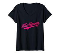 Mujer The Bronx Boroughs of NY Camiseta Cuello V