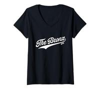 Mujer The Bronx Boroughs of NY Camiseta Cuello V