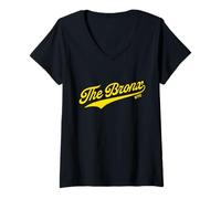 Mujer The Bronx Boroughs of NY Camiseta Cuello V