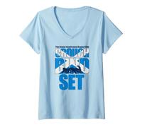 Mujer The Brutal Gentlemen Club Crouch, Bind, Set Escocia Camiseta Cuello V