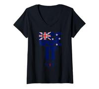 Mujer The Brutal Gentlemen Rugby Club Use IT Nueva Zelanda Camiseta Cuello V
