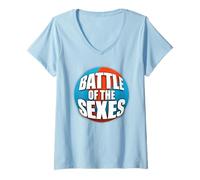 Mujer The Challenge Battle of The Sexes Camiseta Cuello V