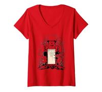 Mujer The Conjuring Last Rites Annabelle Door Camiseta Cuello V