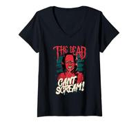 Mujer The Conjuring Last Rites The Dead Can't Scream Camiseta Cuello V
