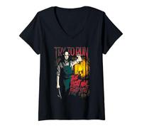 Mujer The Conjuring Last Rites Try To Run Camiseta Cuello V