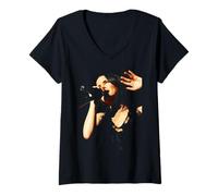 Mujer The Corrs Live Andrea Corr prestado Heaven Tour 2004 Camiseta Cuello V