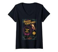 Mujer The Craft Sarah's Psychic Fortunes Ad Retro Witchy Movie Camiseta Cuello V