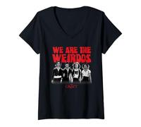 Mujer The Craft We Are The Weirdos Black and White Cast 90's Movie Camiseta Cuello V