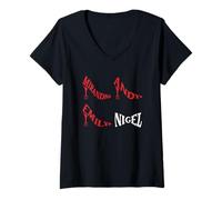 Mujer The Devil Wears Prada 2 Miranda Andy Emily & Nigel Icons Camiseta Cuello V