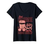 Mujer The Devil Wears Prada Did Someone Eat An Onion Bagel? Sketch Camiseta Cuello V
