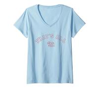 Mujer The Devil Wears Prada That's All Collegiate Bold Letters Camiseta Cuello V