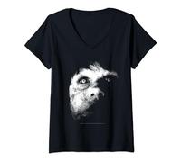 Mujer The Exorcist Regan Demon Face Camiseta Cuello V