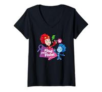 Mujer The Fixies Fire & Nolik Encuentra tu Fixie Camiseta Cuello V