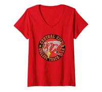 Mujer The Flash Central City Track Camiseta Cuello V