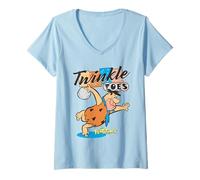 Mujer The Flintstones Twinkle Toes Camiseta Cuello V