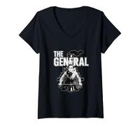 Mujer The General 1926 Silent Film Comedia Diseño clásico Camiseta Cuello V