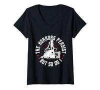 Mujer The Honor Persists But So Do I Resilience Quote Camiseta Cuello V
