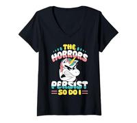 Mujer The Honor Persists But So Do I Resilience Quote Camiseta Cuello V