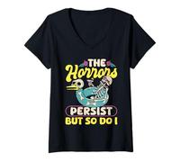 Mujer The Honor Persists But So Do I Resilience Quote Camiseta Cuello V