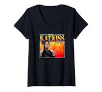 Mujer The Hunger Games District 12 Katniss 90's Style Movie Camiseta Cuello V