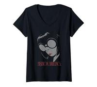 Mujer The Incredibles Edna Mode Fashion Darling Camiseta Cuello V