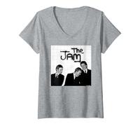 Mujer The Jam In The City Album Rodado por Martyn Goddard Camiseta Cuello V