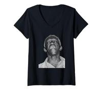 Mujer The Jazz Messengers Art Blakey Baterista de Michael Grecco Camiseta Cuello V