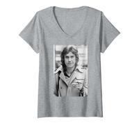 Mujer The Kinks Ray Davies Waterloo Sunset Singer 1976 Camiseta Cuello V