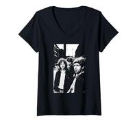 Mujer The La's There She Goes Rock Band Foto de AJ Barratt Camiseta Cuello V