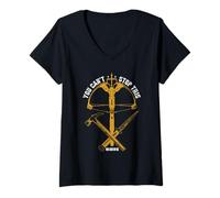 Mujer The Last of Us Can't Stop This Crossbow Video Game Camiseta Cuello V